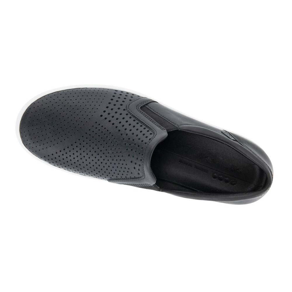 Ecco Soft 7 Slip-on Fritidssko Dame Svarte | NO 77FDN